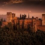 Mirador de san Nicolas Sierra Nevada y la Alhambra de Granada