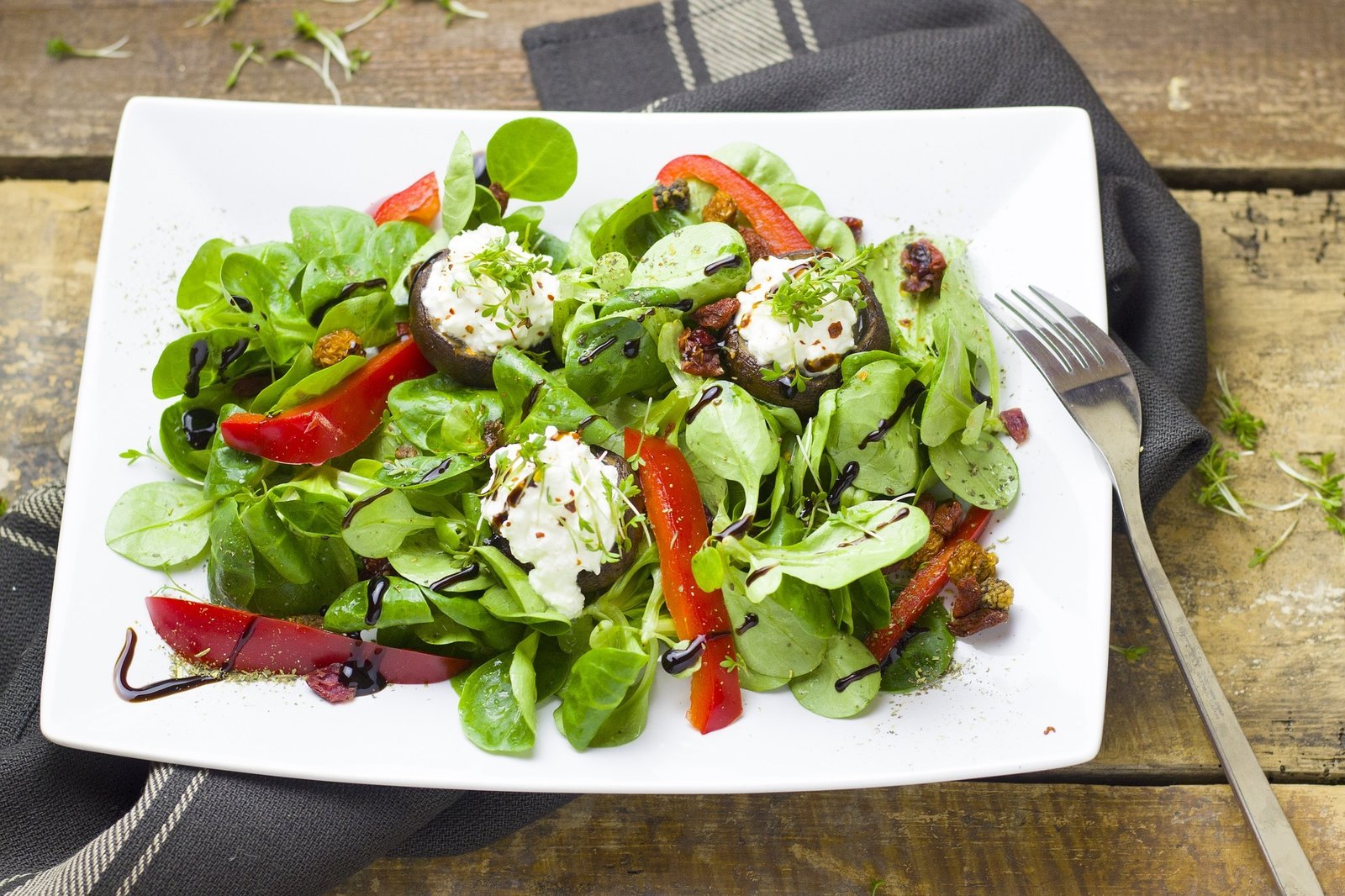 comer ensalada
