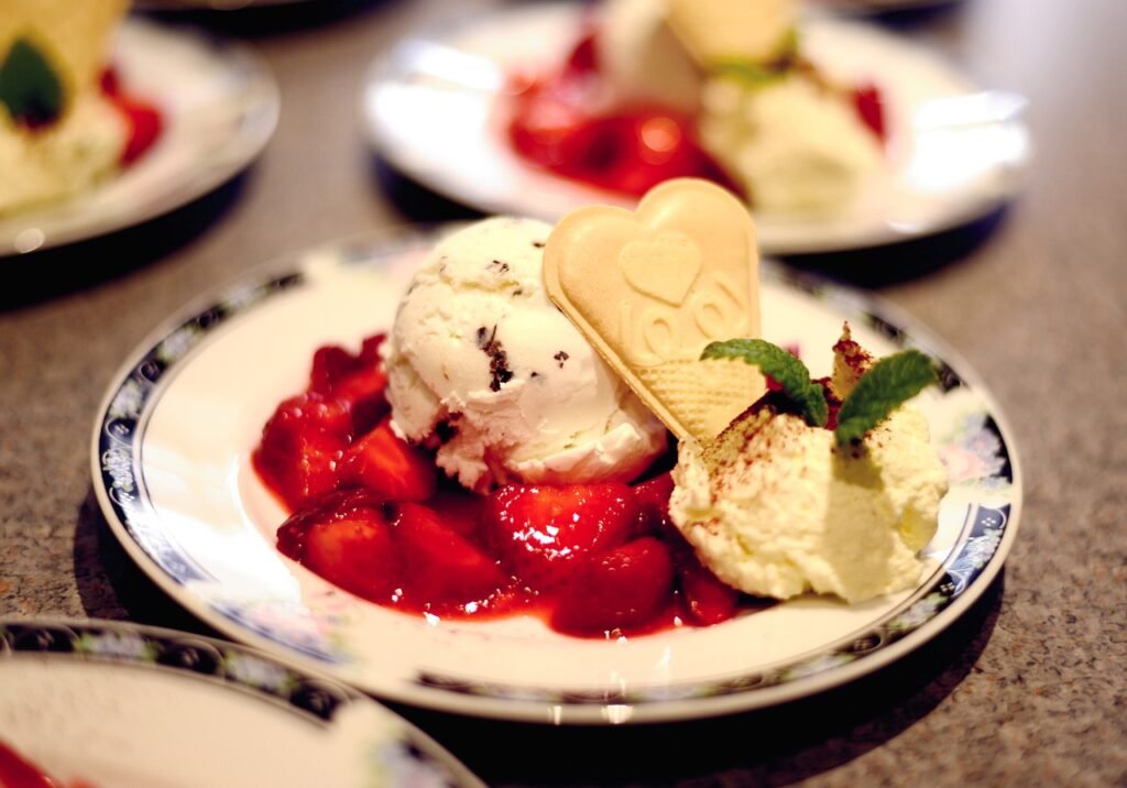 Helado de Vainilla y Crema postre-de-vainilla