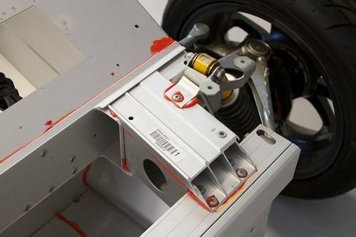 chasis de un lotus elise de aluminio