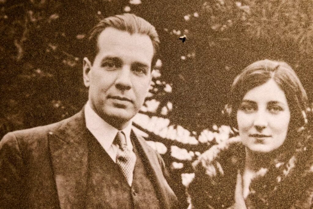 Norah Borges con su hermano Jorge Luis